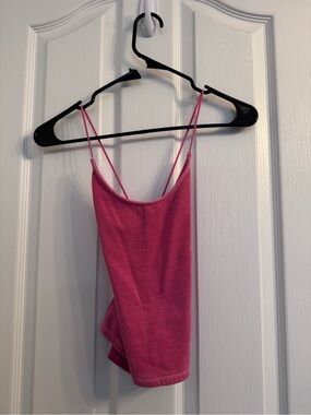 Bundle of Women's Pink Spaghetti Strap Tank Top American Eagle